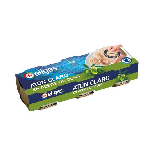 Atún claro en aceite de oliva - Eliges - 3x70g