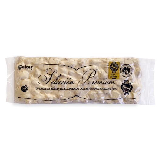 Turrón de Alicante premium - Eliges - 250g