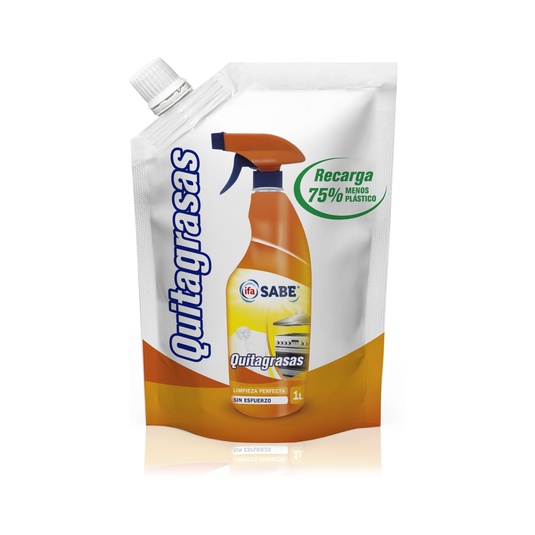 Recambio de limpiador quita grasas doypack 1L