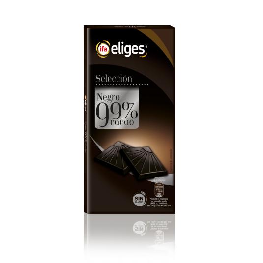 Chocolate Negro 99% Selección - 100gr