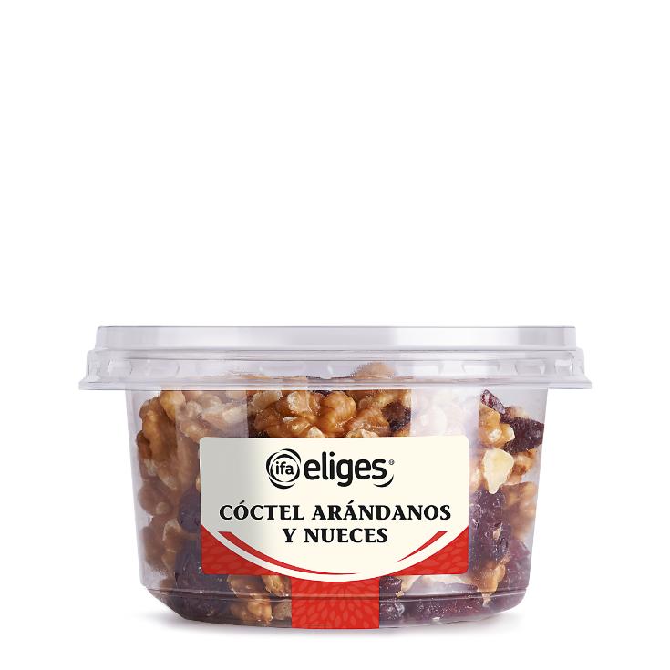 Cocktail de arándanos y nueces en tarrina de 200g