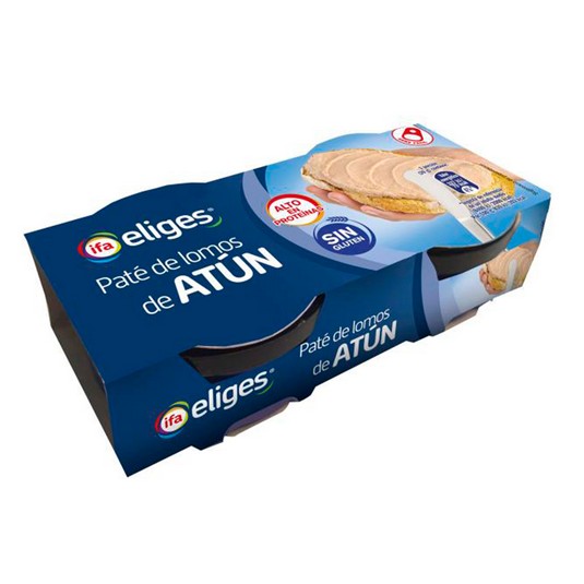Paté de Lomos de Atún - Eliges - 2x78g