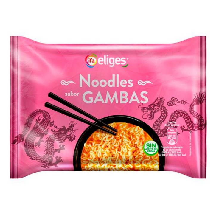 Noodles sabor gamba - Eliges - 85g