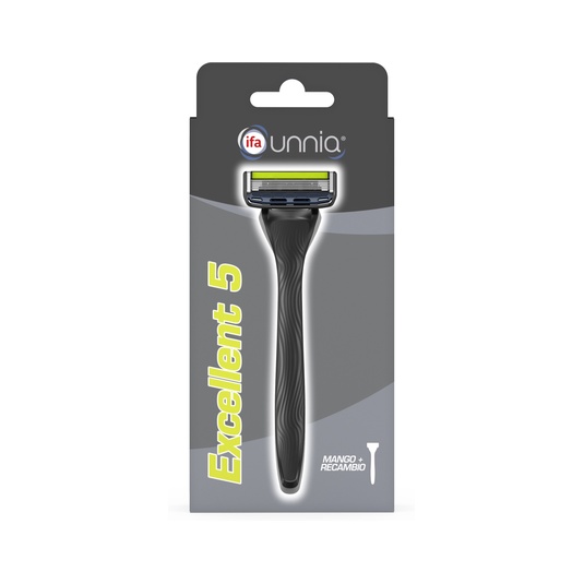 Sistema afeitado 5 hojas - Unnia - 1 ud