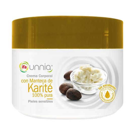 Crema corporal con mantenca de karité - Unnia - 250ml