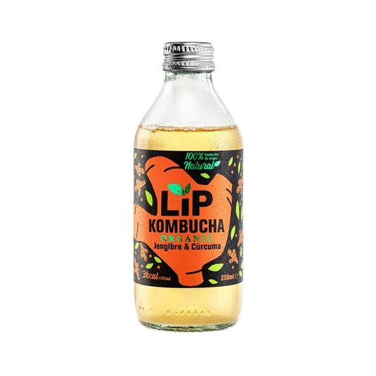 Kombucha de curcuma y jengibre