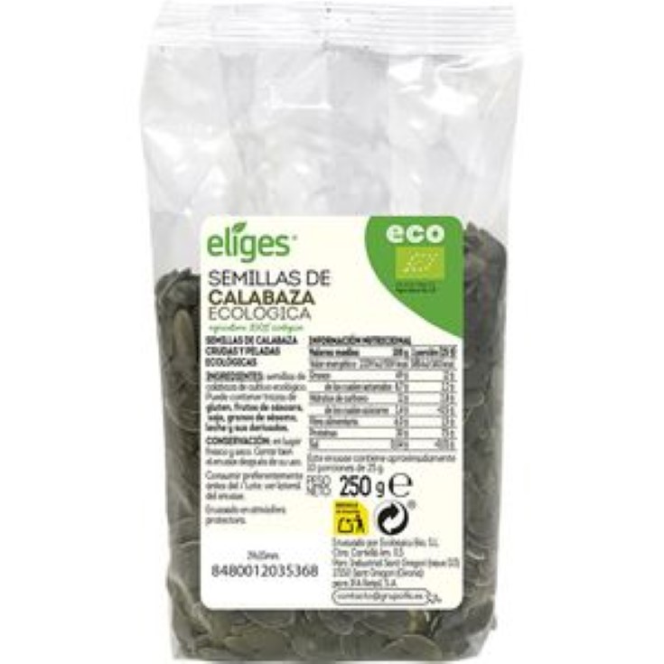 Semillas de calabaza crudas y peladas de cultivo ecológico Semillas de calabaza crudas y peladas de cultivo ecológico