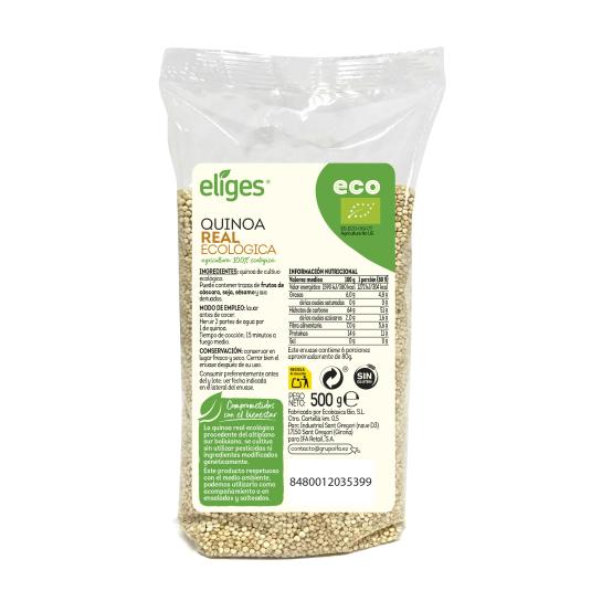 Quinoa real ecológica - Eliges - 500g