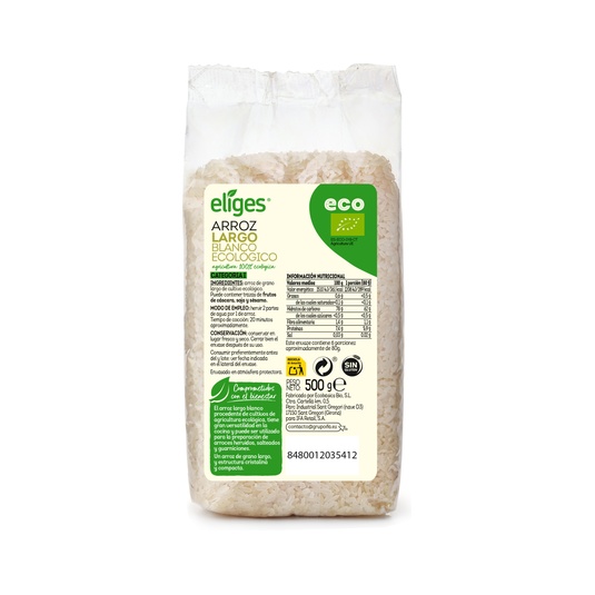 Arroz largo bolsa de 500g