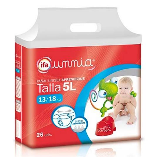 Pañal aprendizaje pasitos 12-18kg T5 - Unnia - 20 uds