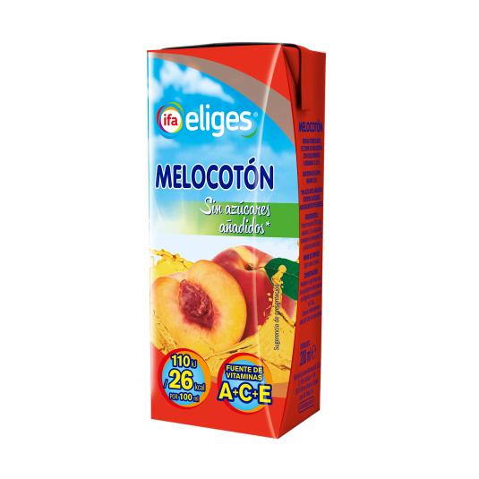 Néctar de melocotón sin azúcar - Eliges - 6x200ml