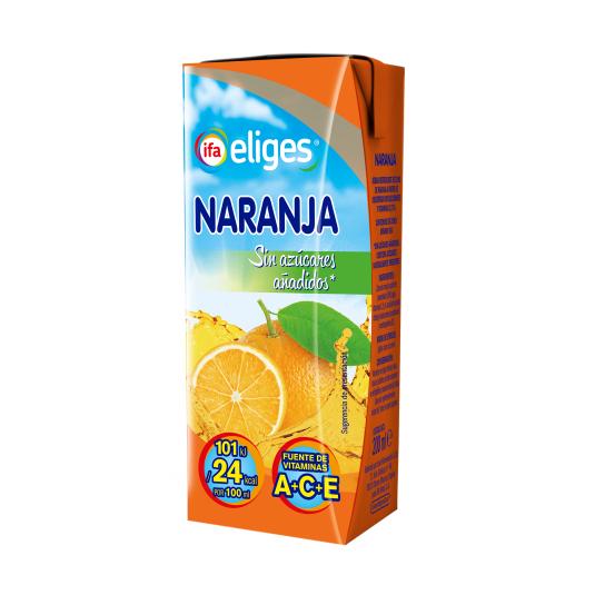 Néctar de naranja sin azúcar - Eliges - 6x200ml