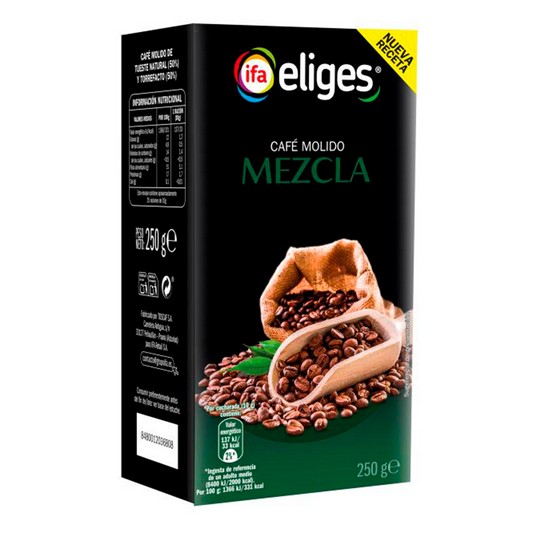 Café molido mezcla - Eliges - 250g