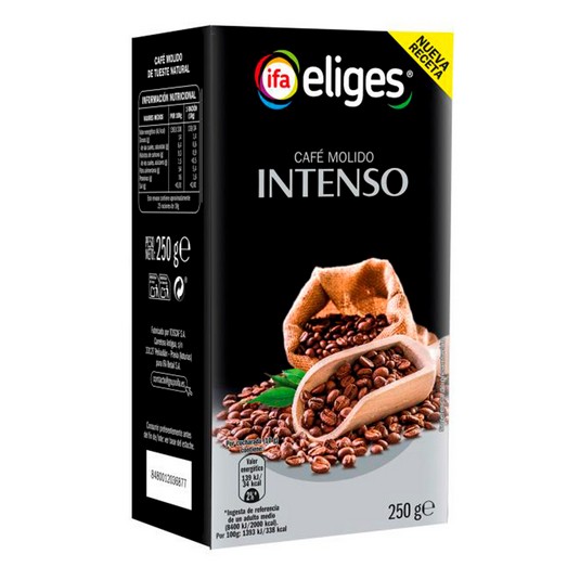 Café molido natural intenso - Eliges - 250g