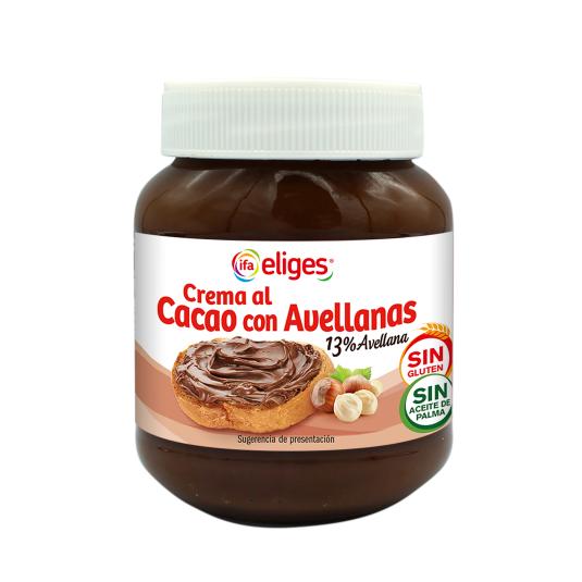 Crema al Cacao con Avellanas 13% - 400gr