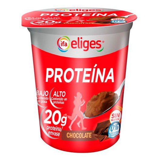 Postre lácteo chocolate protéico - Eliges - 200g