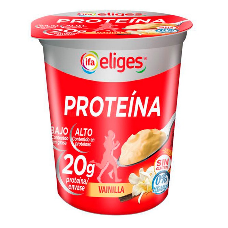 Postre lácteo vainilla protéico - Eliges - 200g