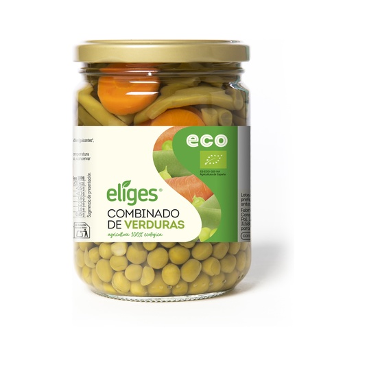 Combinado de verduras ecológicas frasco de 250g