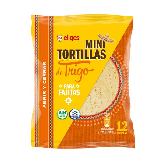 Mini tortillas de trigo - Eliges - 12 uds