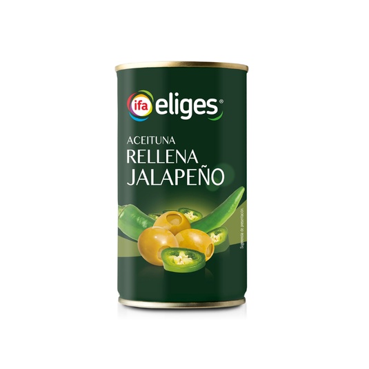 Aceituna manzanilla rellena de jalapeño