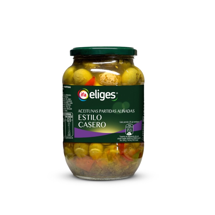 Aceituna verdial estilo casero