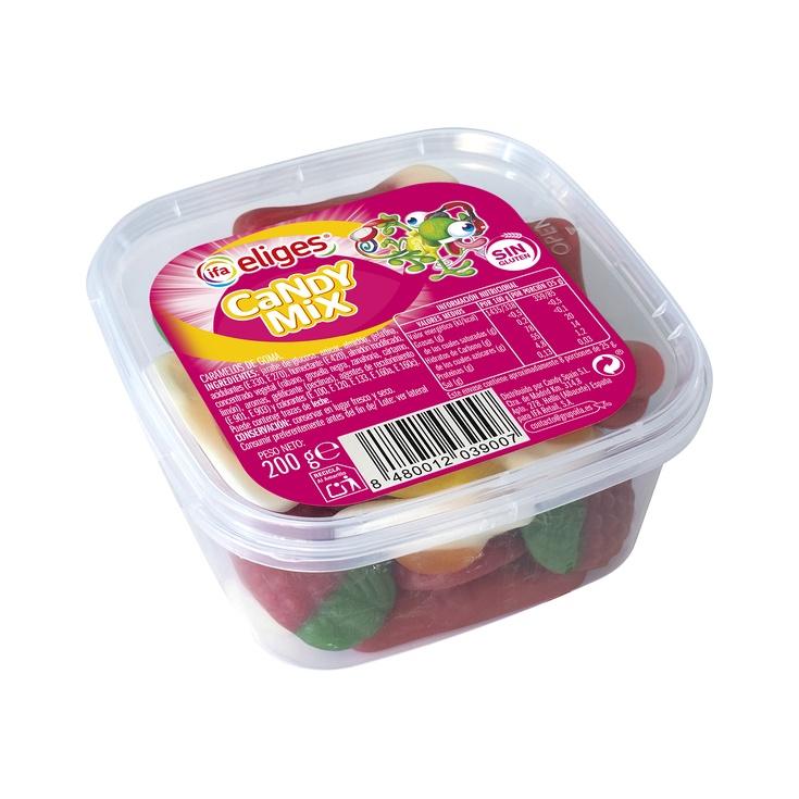 Surtido de gominolas tarrina de 200g Surtido de gominolas tarrina de 200g