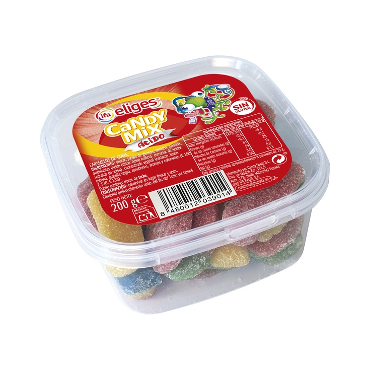 Caramelos mega surtido acido 200g Caramelos mega surtido acido 200g