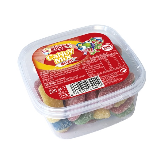 Caramelos mega surtido acido 200g