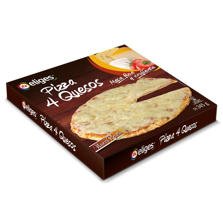 Pizza 4 quesos - Eliges - 345g