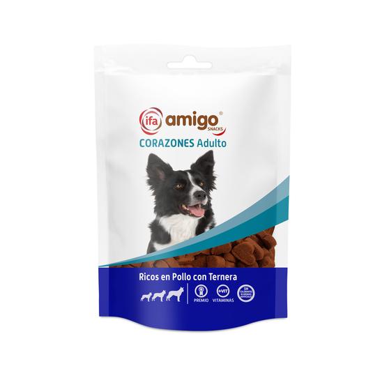 Snacks para perros con forma de corazón