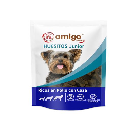 Snacks para cachorros con pollo y caza