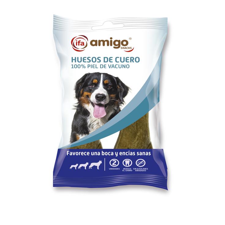 Snacks para perros huesos de cuero