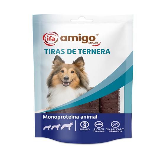 Snack para perros tiras de ternera