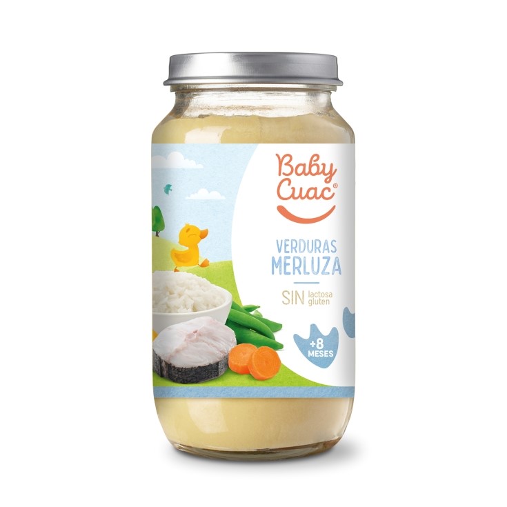 Potito de verduras con merluza - 250g