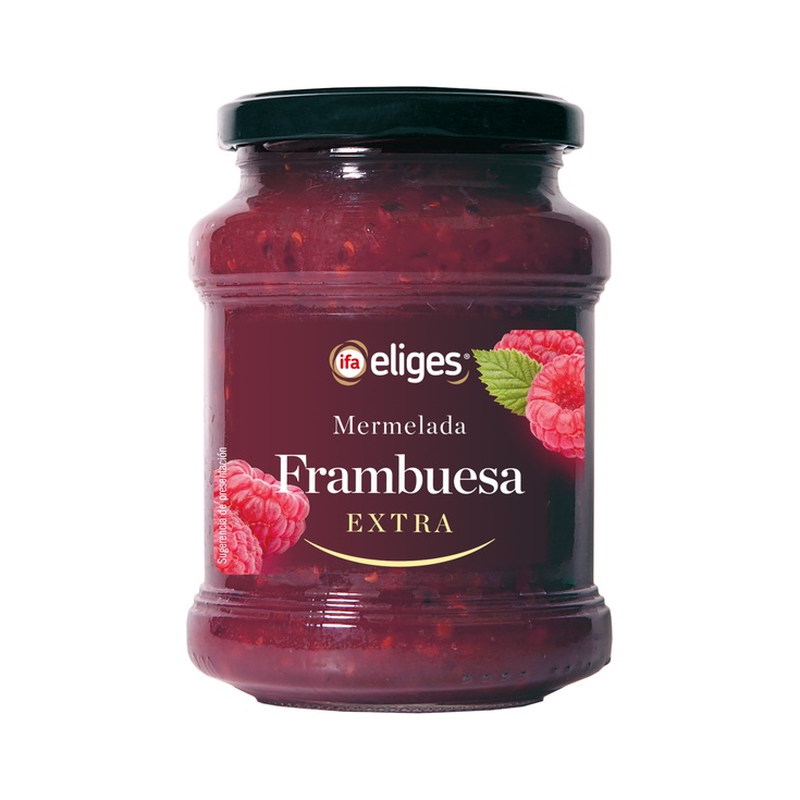 Mermelada de frambuesa extra frasco de 410g Mermelada de frambuesa extra frasco de 410g