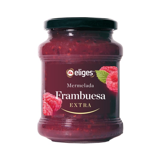 Mermelada de frambuesa extra frasco de 410g