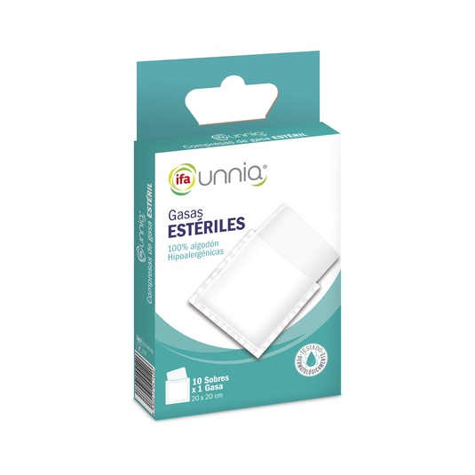 Gasas estériles 20X20cm caja 10uds
