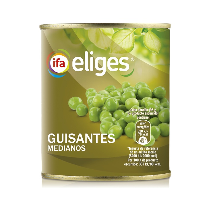 Guisante mediano en lata de 95g Guisante mediano en lata de 95g
