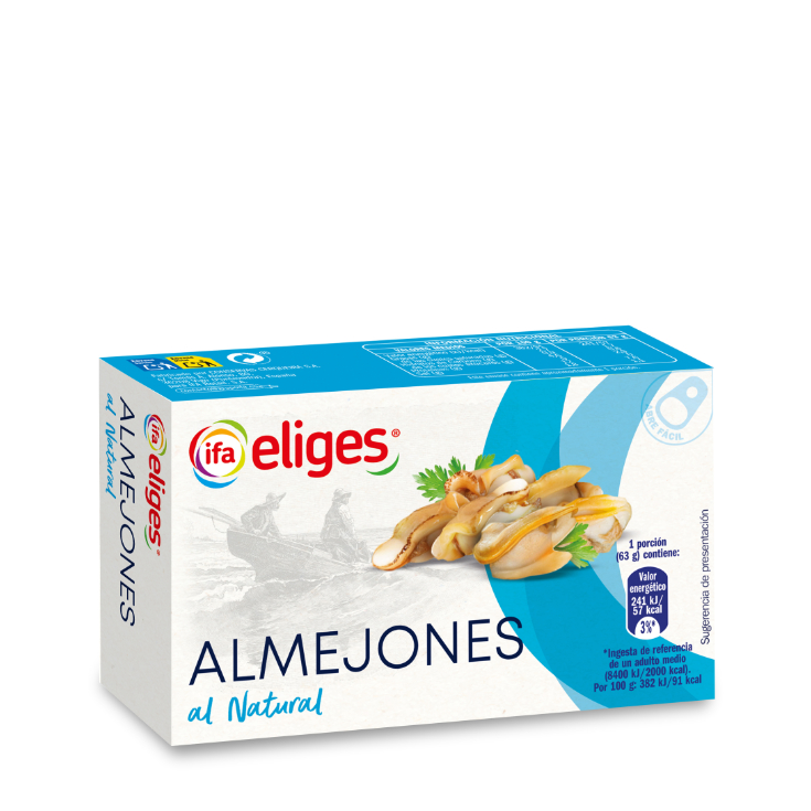 Almejones al natural