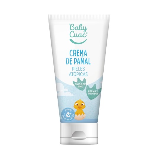 Crema de pañal para bebé de piel atópica