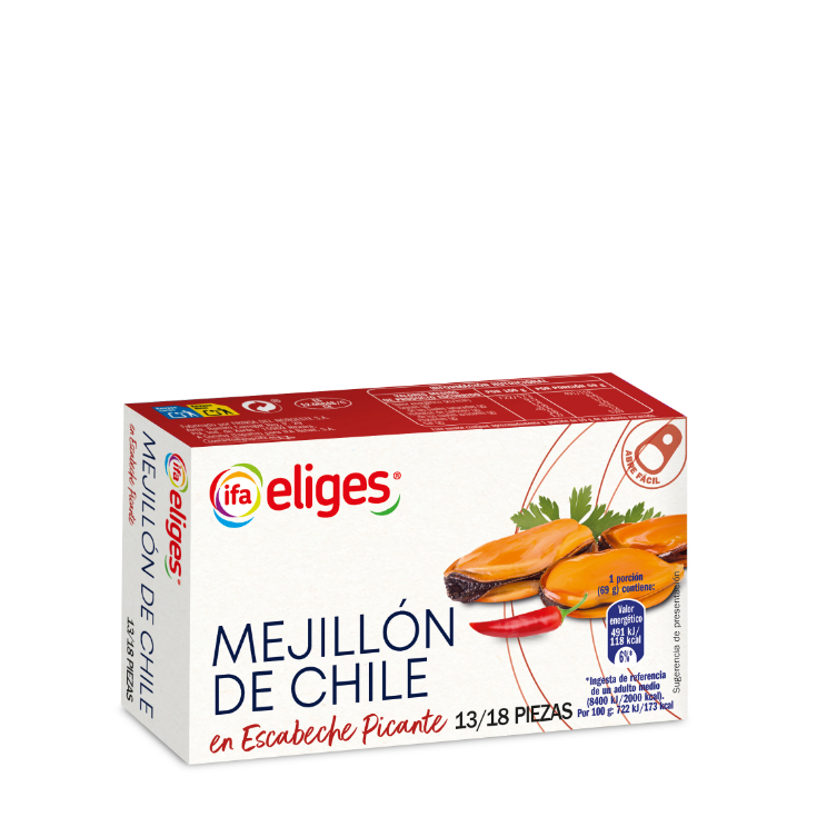  MEJILLÓN DE CHILE PICANTE 13/18 -69g