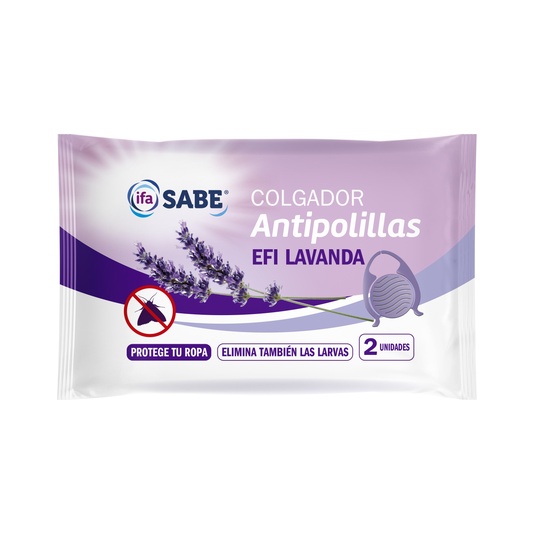 Colgador antipolillas de olor a lavanda 