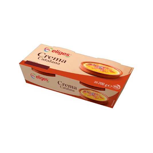 Crema catalana en pack 2X100g