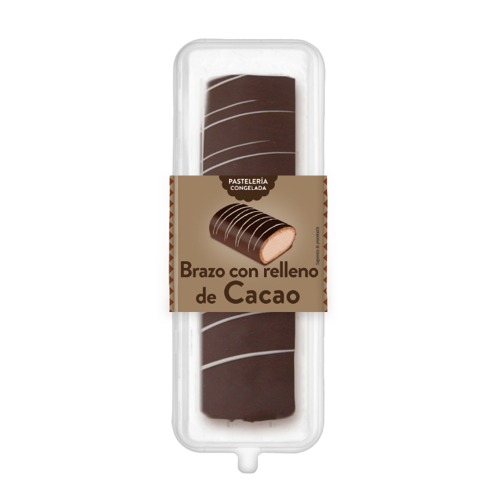Brazo de chocolate congelado Brazo de chocolate congelado