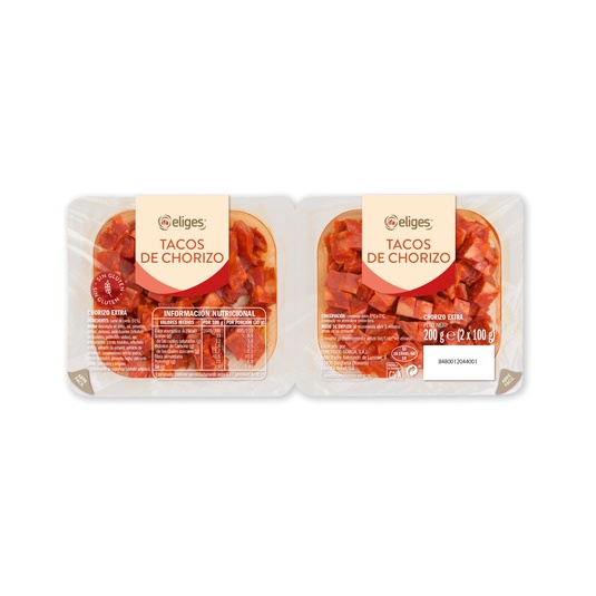 TACOS DE CHORIZO BARQUETA 2X100G