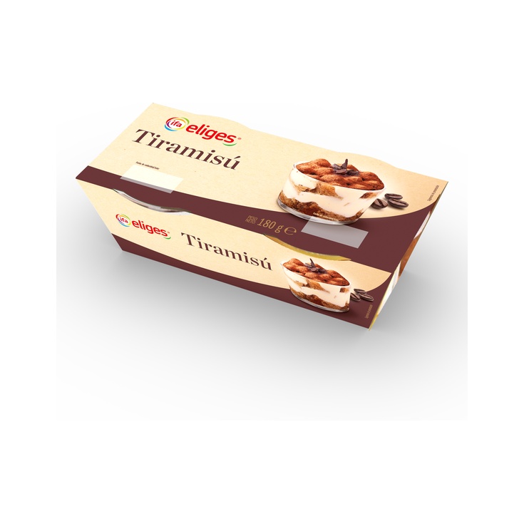 Tiramisú 2 x 90g