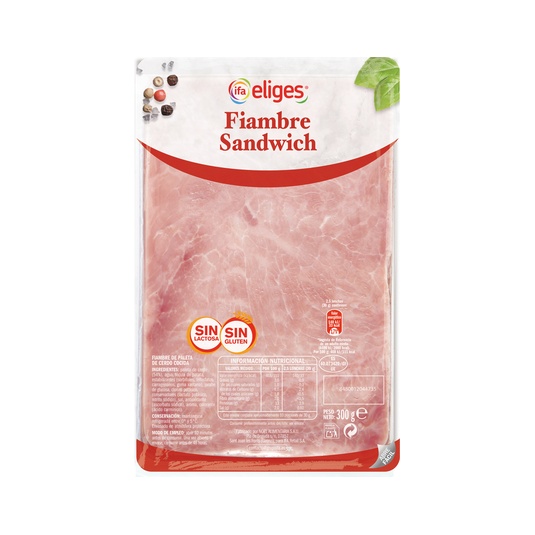 FIAMBRE SANDWICH LONCHEADO BANDEJA 300G