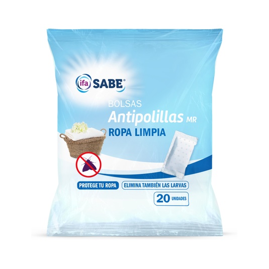 Bolsitas antipolillas olor ropa limpia