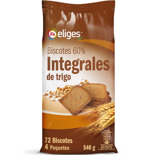 Biscotes integrales - Eliges - 540g