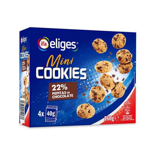 Mini cookies con pepitas de chocolate